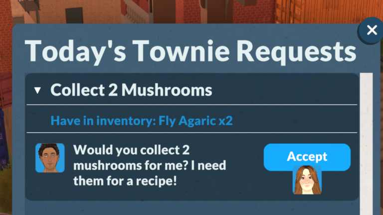 Paralives: Collect 2 Mushrooms Quest