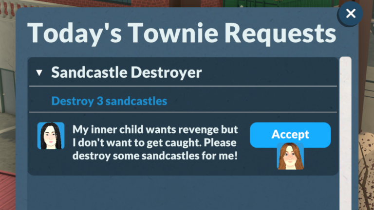 Paralives: Sandcastle Destroyer Quest